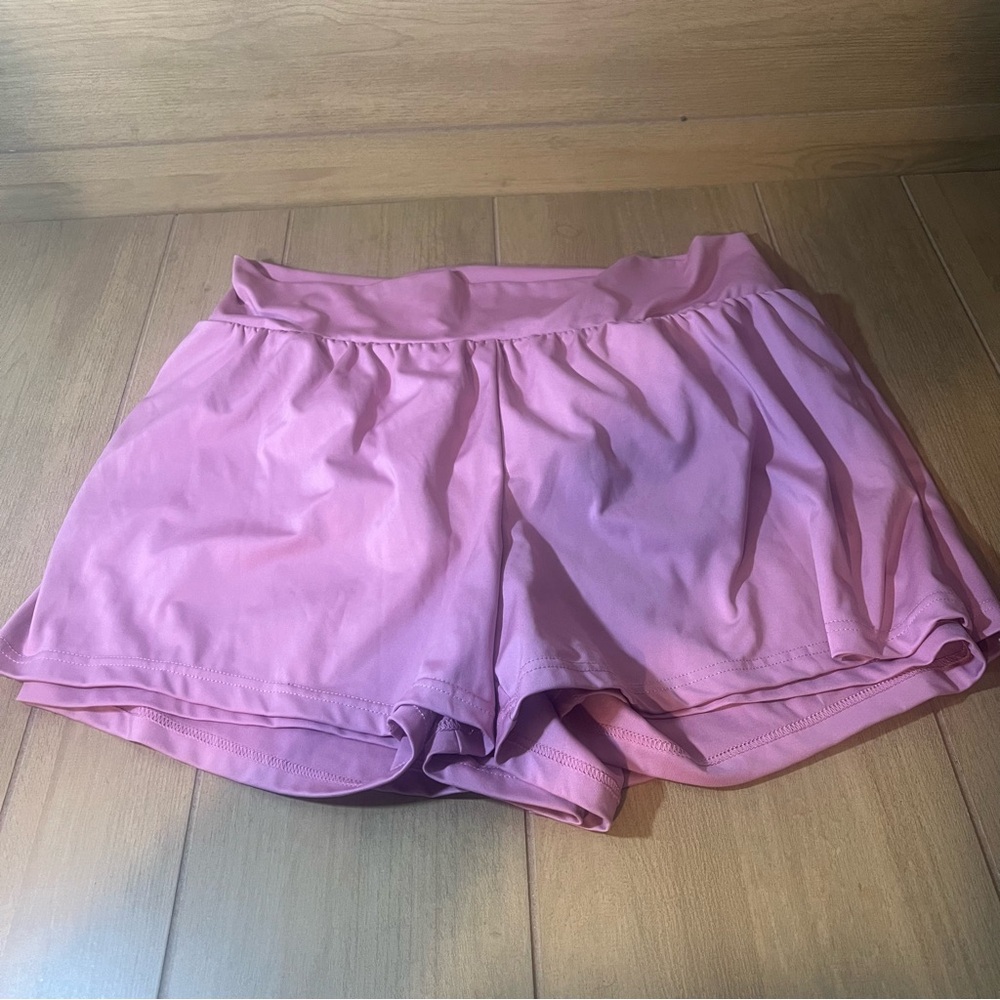 LuLaRoe Women’s 2x Rise Athletic Shorts pink